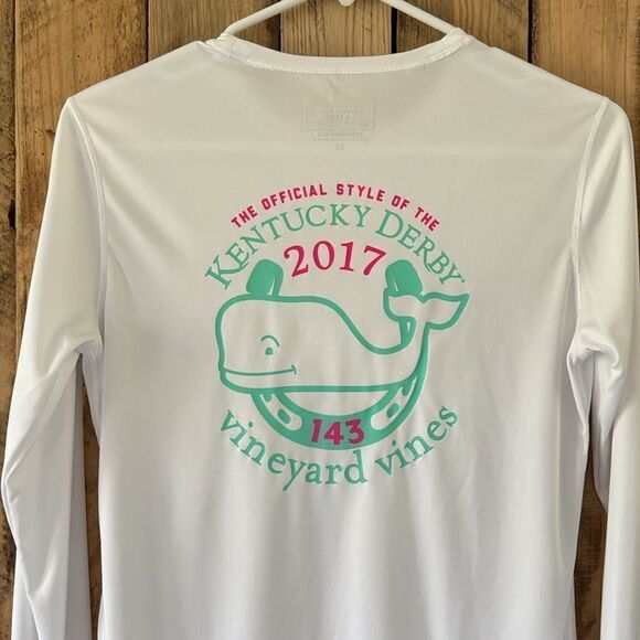 Vineyard Vines for143rd Kentucky Derby Sz XS Woman's Performance Long Sleeve Tee - Picture 1 of 13